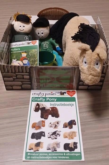 Te Koop Crafty Pony's met ruiters, Kinderen en Baby's, Speelgoed | Knuffels en Pluche, Ophalen, Zo goed als nieuw, Overige typen