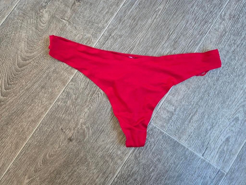 Rode string met kant, Kleding | Dames, Verzenden, Rood, String