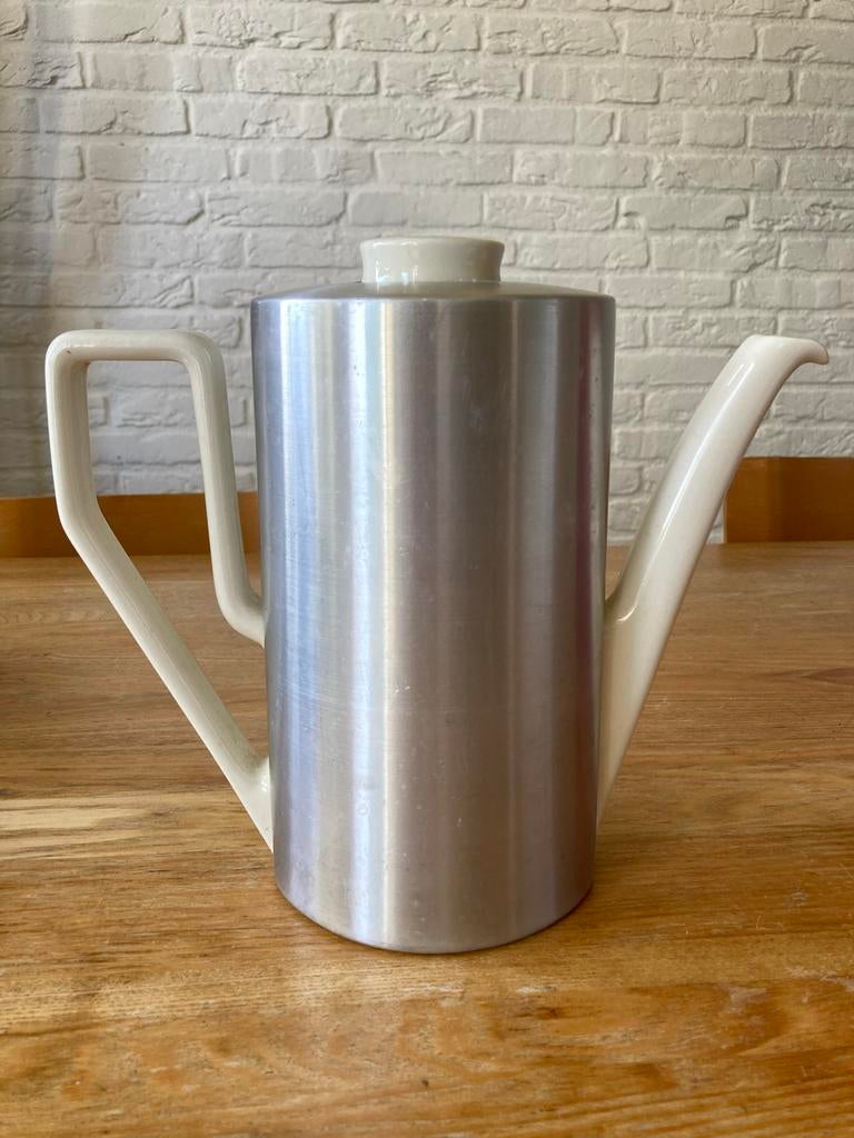 Vintage Waku x Van Nelle Theepot/Koffiekan Jaren '60, Ophalen of Verzenden