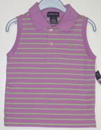 Maat 110 (5) Ralph Lauren polo lila/groen NIEUW (4994) a, Kinderen en Baby's, Kinderkleding | Maat 110, Meisje, Nieuw, Ophalen of Verzenden