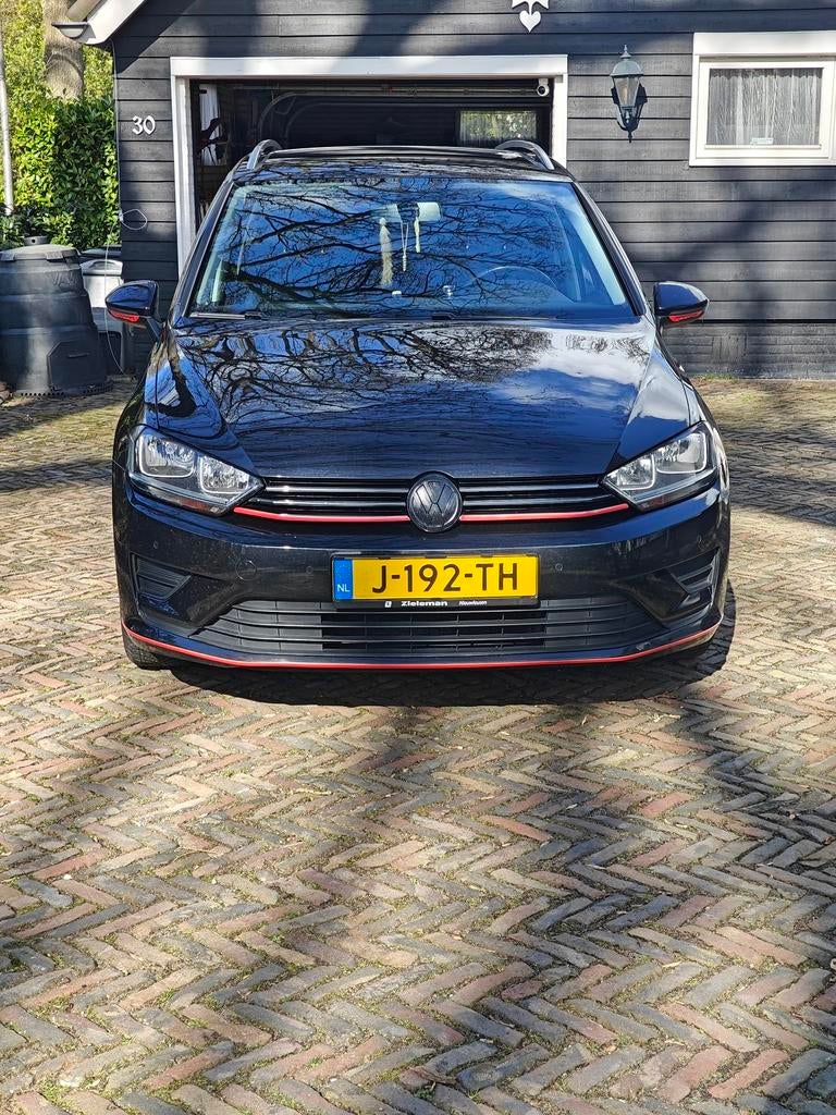 Volkswagen Golf 7 Sportsvan 1.2 TSI 63KW 2015 Zwart, Auto's, Volkswagen, Voorwielaandrijving, Stof, 4 cilinders, Zwart