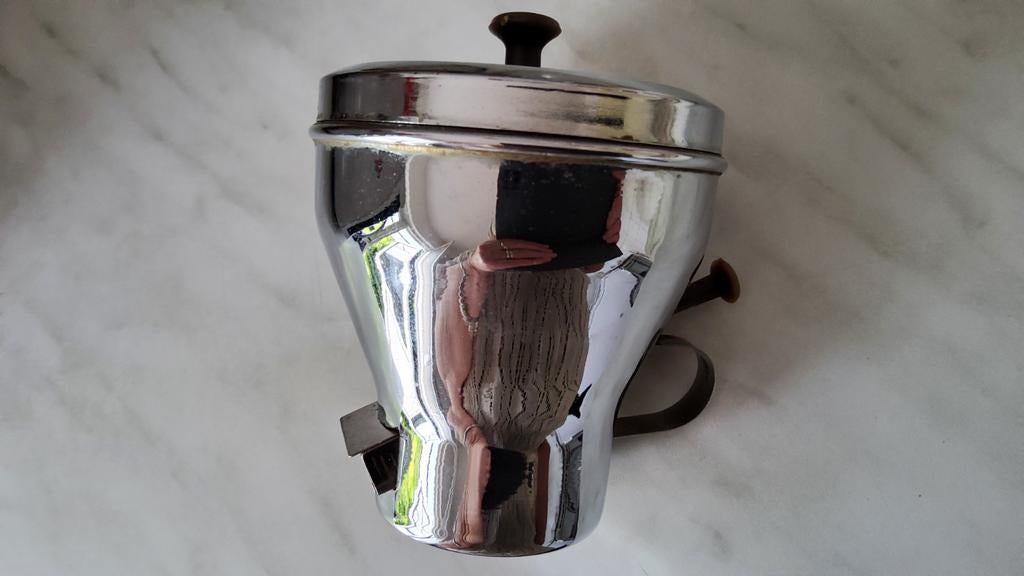 Oude retro Suikerknip roestvrijstalen suiker dispenser., Ophalen of Verzenden, Huis en Inrichting