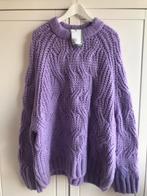 🩷💜Trui H&M kabeltrui wol paars lila paars nieuw L, Ophalen of Verzenden, Nieuw, Paars