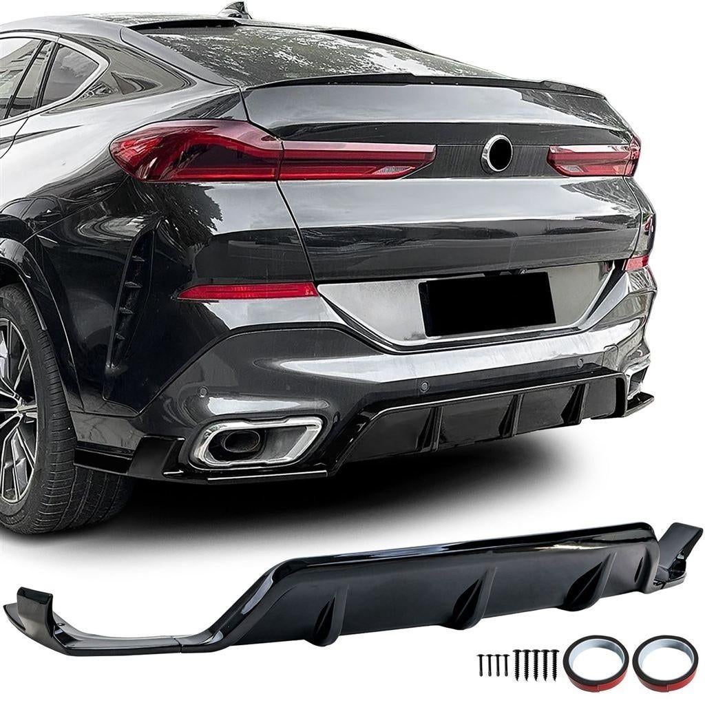 Bumper Diffuser Voor Bmw X6 G06 M Pack Glans Zwart, Verzenden, Automotive Parts, A.parts@hotmail.nl, Trasmolenlaan 12 3447 GZ Woerden