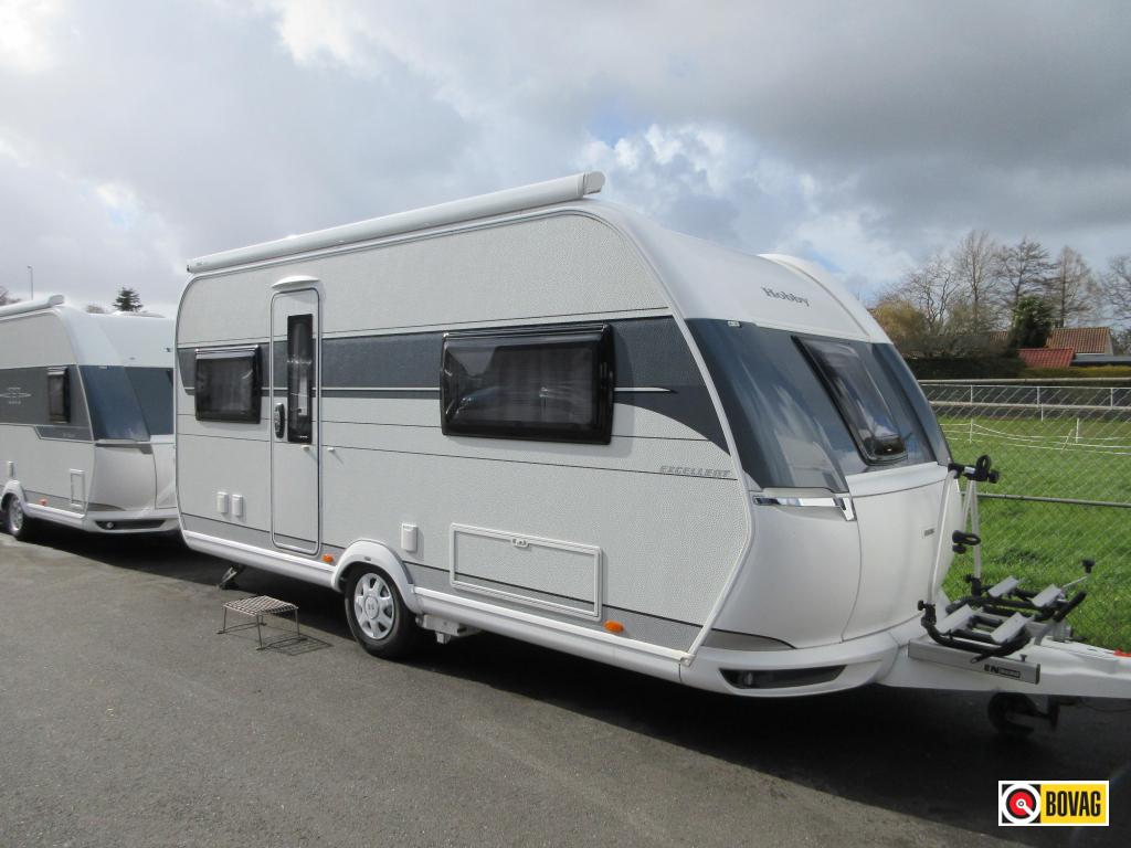 Hobby Excellent 495 UFE, Caravans en Kamperen, Caravans, tot en met 4, 1000 - 1250 kg, Rondzit, Hobby, Frans bed, Overige typen