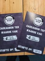 Cadeaubon, Tickets en Kaartjes, Eén persoon, Cadeaubon