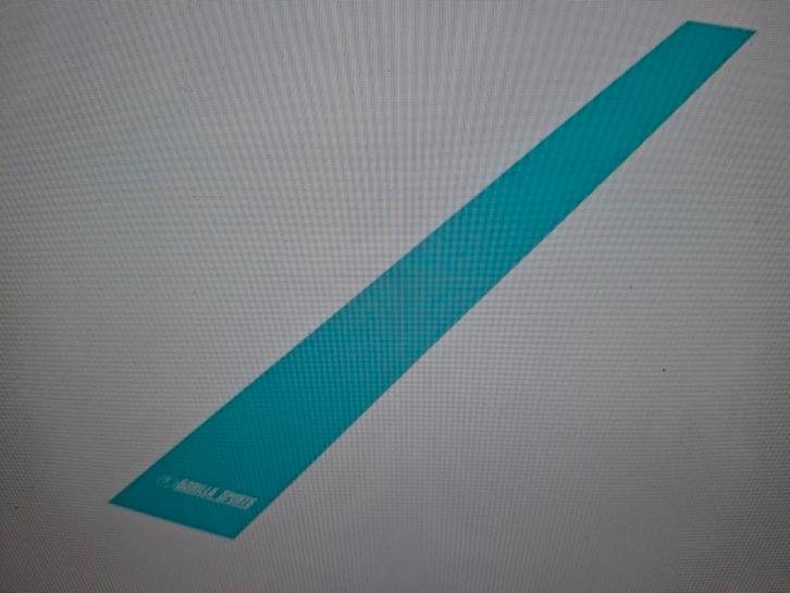Latex fitnessband Skyblue 200cm Gorilla Sports, Sport en Fitness, Fitnessmaterialen, Nieuw, Ophalen of Verzenden