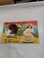 I'VE GOT A BIG BEAR BEHIND!, Ophalen of Verzenden, Voor 1920, Sterren en Beroemdheden