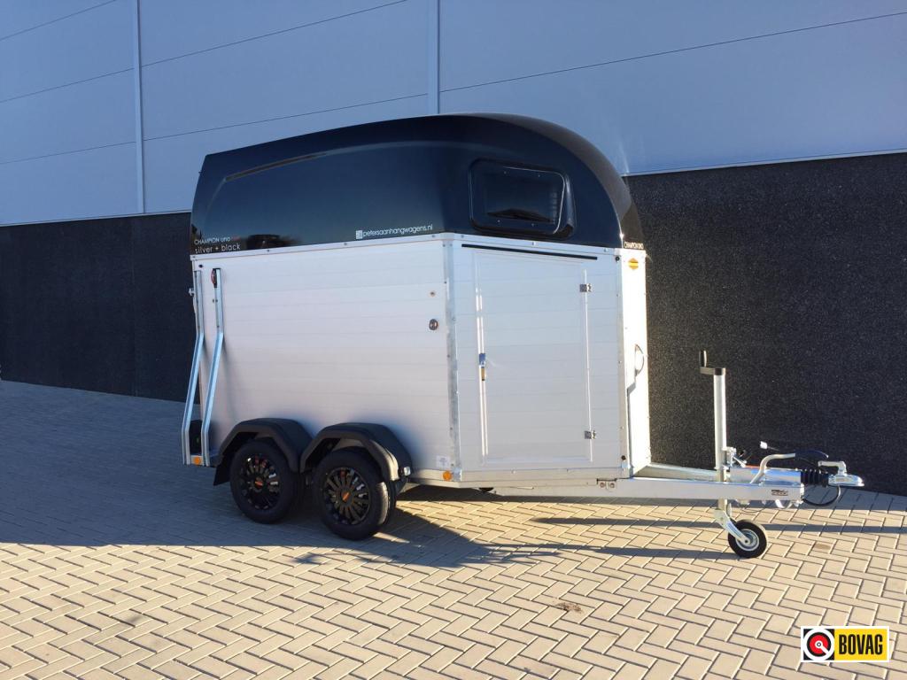 Paardentrailer Bockmann Champion Uno Esprit 1,5 paards alum., Dieren en Toebehoren, Paarden en Pony's | Trailers en Aanhangwagens