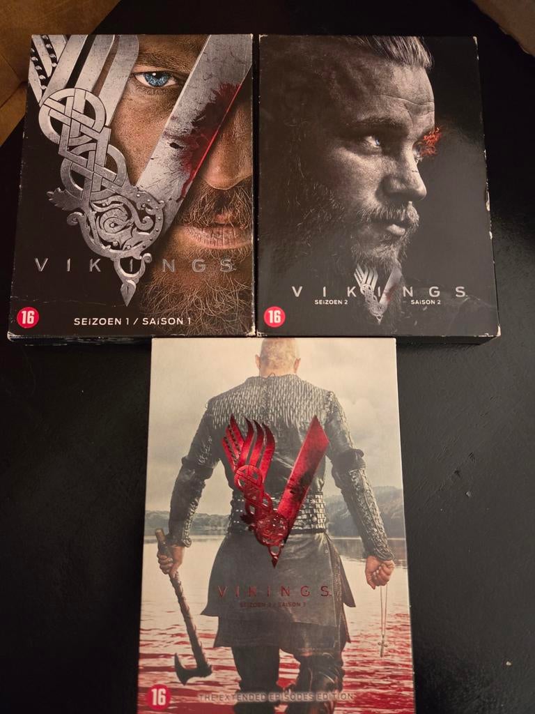 Vikings - Seizoen 1 tm 3, Cd's en Dvd's, Dvd's | Tv en Series, Vanaf 12 jaar, Ophalen of Verzenden, Zo goed als nieuw, Drama