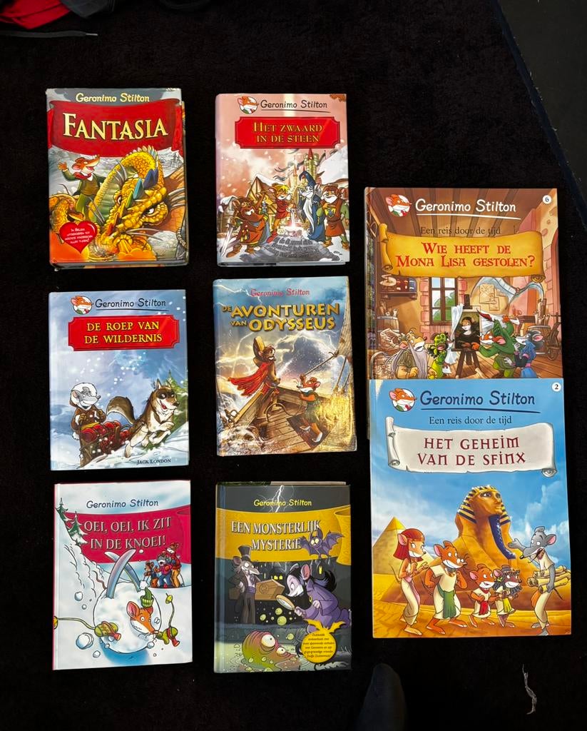 Kinderboeken Geronimo Stilton, Gelezen, Fictie algemeen, Geronimo Stilton, Ophalen of Verzenden