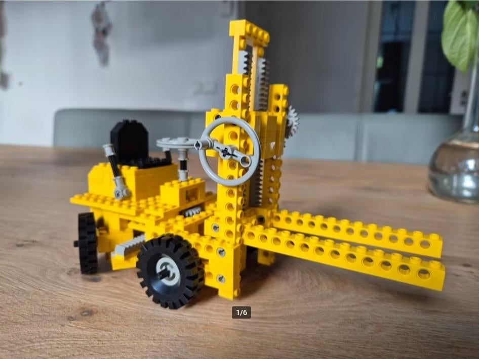 Legoset 850 Vorkheftruck, Ophalen, Zo goed als nieuw, Complete set, Lego