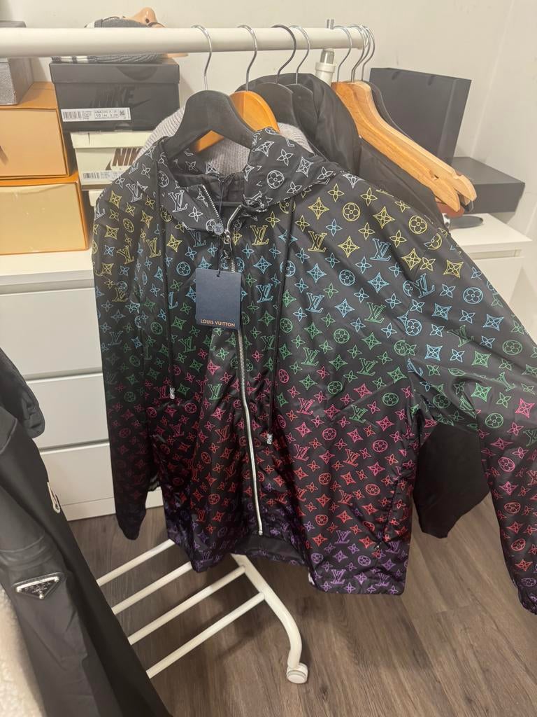 Louis Vuitton Windbreaker Rainbow, Kleding | Heren, Ophalen of Verzenden, Nieuw, Zwart