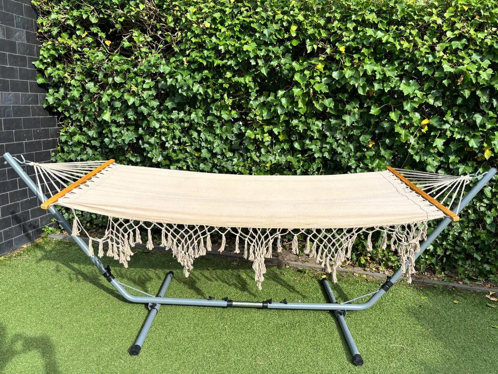 Hangmat standaard bocamp, Ophalen, Gebruikt, Eenpersoons, Opvouwbaar