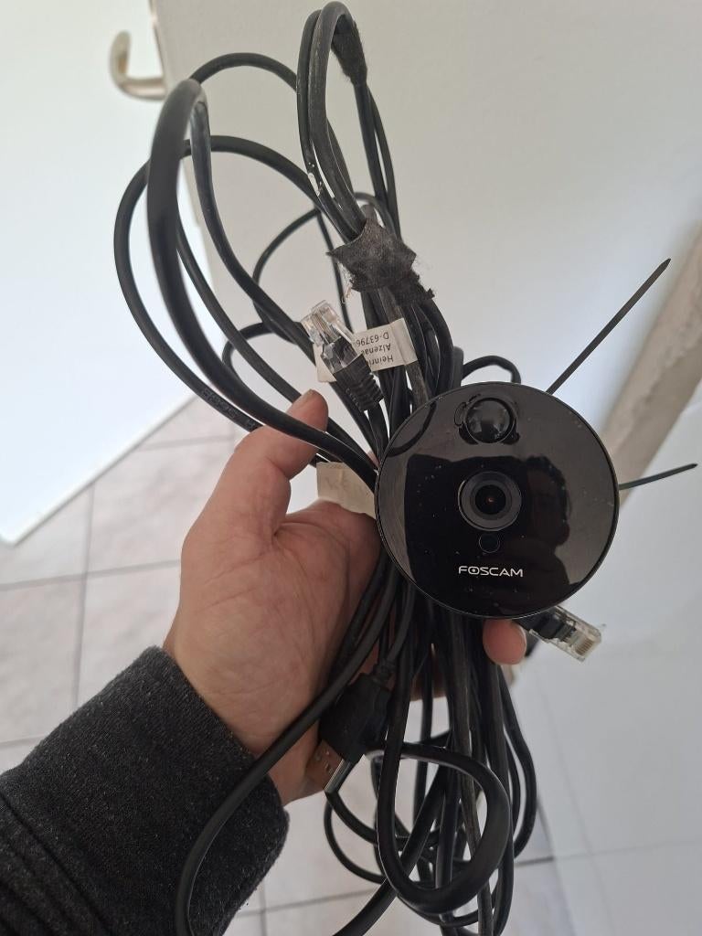 Foscam Camera set met monitor, Ophalen of Verzenden, Zo goed als nieuw, Buitencamera