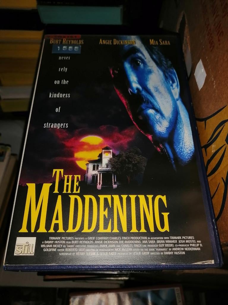 VHS ex-rental - The Maddening, Cd's en Dvd's, VHS | Film, Vanaf 16 jaar, Ophalen of Verzenden, Gebruikt, Horror
