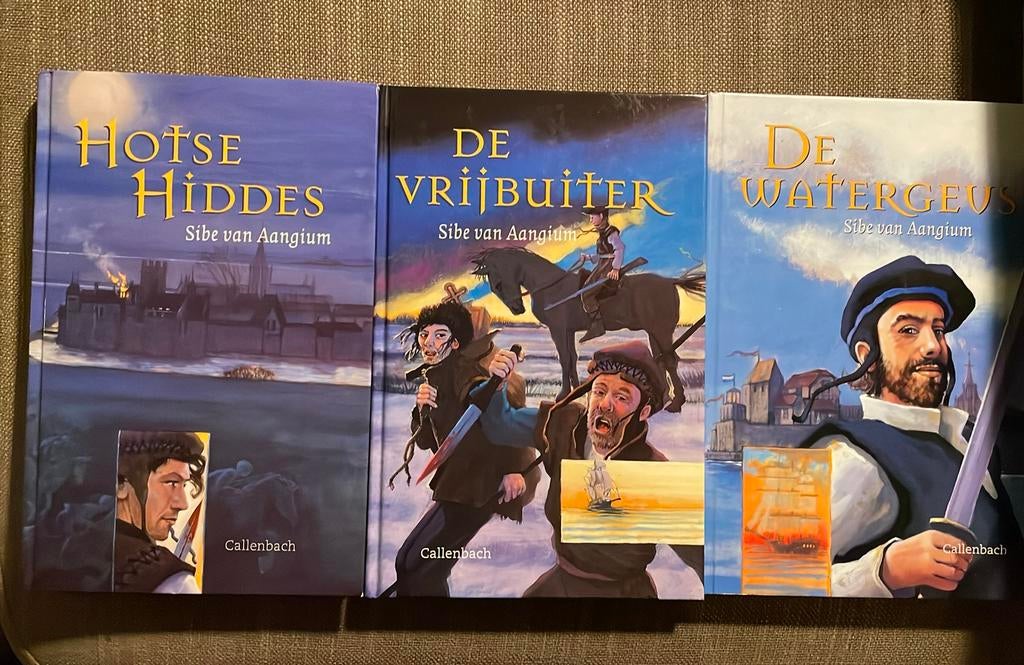 Hotse Hiddes & De Vrijbuiter & de Watergeus S van Aangium, Ophalen of Verzenden, Gelezen, Nederland