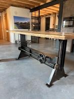 Buiten tafel - in hoogte verstelbaar (bar & eet) - korting!, Verzenden, Nieuw, Rechthoekig, Metaal