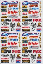 Modelbouw sponser stickervel [Renthal, Pro Taper, Arai] #11, Ophalen of Verzenden, Nieuw, Bedrijf of Vereniging