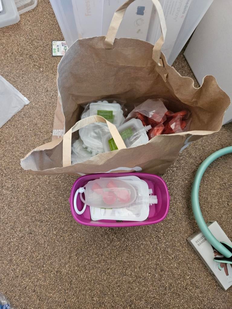 Fresh Squeeze knijpfruit maker met veel zakjes, Ophalen