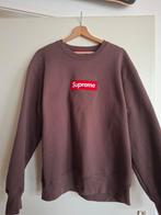 Supreme box logo crewneck medium FW22, Ophalen of Verzenden, Zo goed als nieuw, Maat 48/50 (M), Zwart