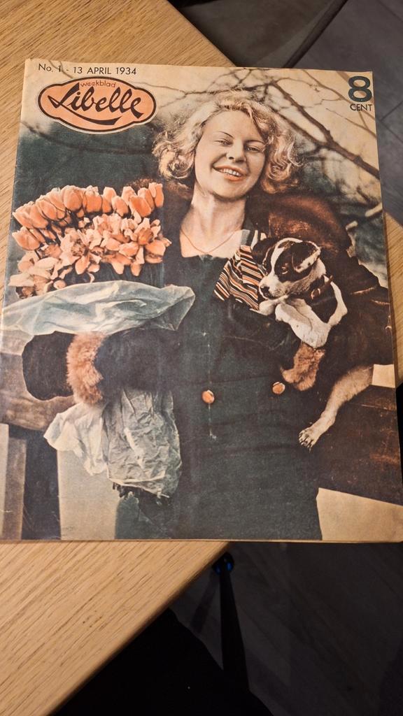 Libelle Weekblad - 13 April 1934 - Vintage Magazine, Boeken, Tijdschriften en Kranten, Gelezen, Damesbladen, Ophalen