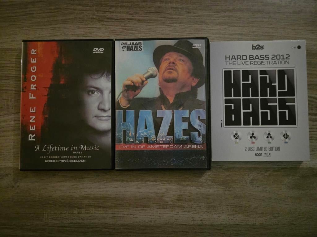 3 dvd's, Alle leeftijden, Ophalen, Zo goed als nieuw