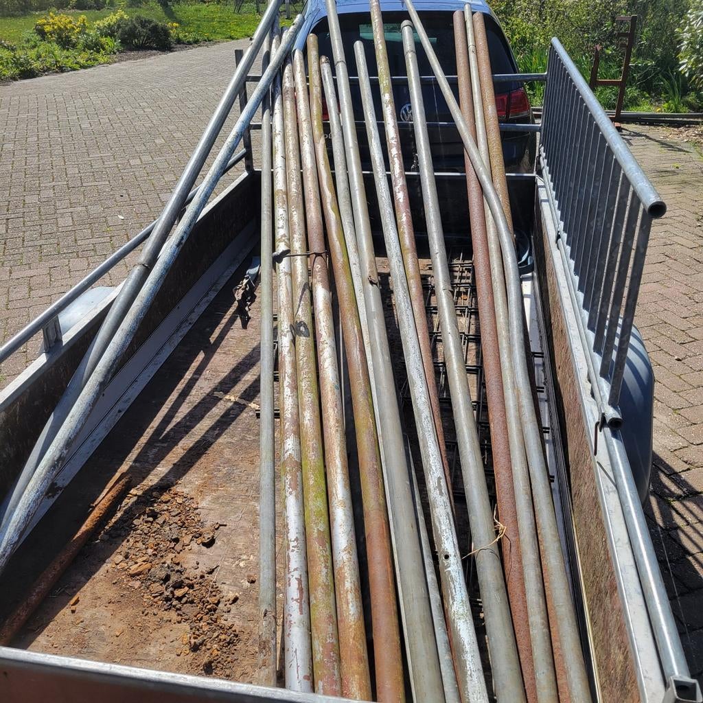 Steigerbuis 3.5m Ø48mm + andere maten partij, Ophalen