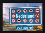 Ansichtkaart Nederland Verkeersbord Welkom., Ophalen of Verzenden, 1980 tot heden, Ongelopen, Noord-Brabant