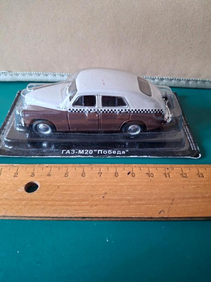 GAZ-M20 Pobeda taxi, Hobby en Vrije tijd, Modelauto's | 1:43, Nieuw, Auto, Overige merken, Ophalen of Verzenden