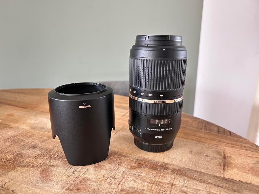 Tamron SP VC/Di EF(canon) 70-300 mm lens, Audio, Tv en Foto, Fotografie | Lenzen en Objectieven, Ophalen, Zo goed als nieuw, Telelens