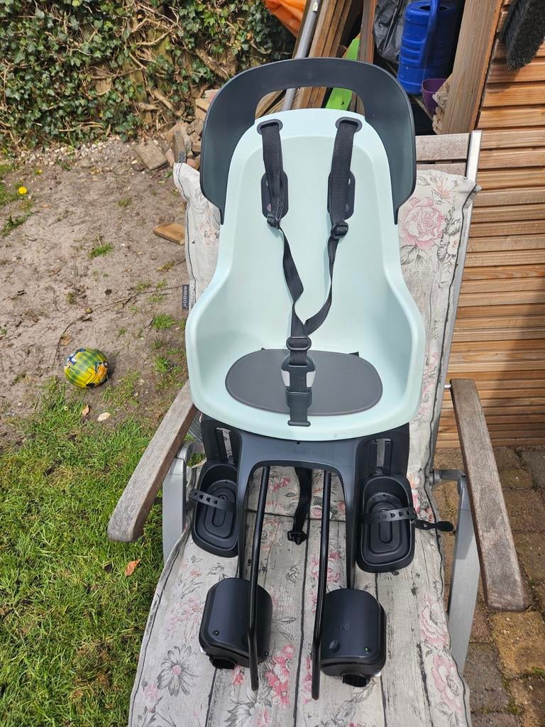 Bobike Maxi Go Frame Marshmallow Mint achterzitje, Fietsen en Brommers, Fietsaccessoires | Fietsstoeltjes, Gebruikt, Ophalen