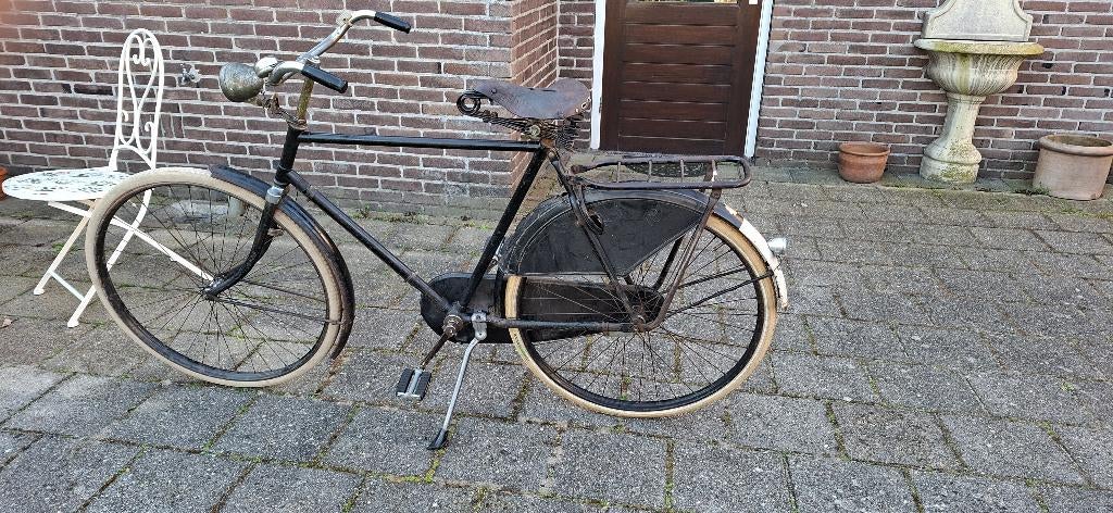 Gazelle herenfiets 1938, Fietsen en Brommers, Ophalen, Terugtraprem, Gazelle, 59 cm of meer