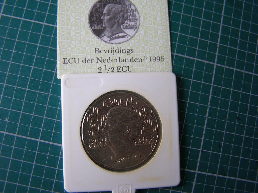 2.1/2  Ecu1995, Ophalen of Verzenden, Koningin Beatrix, Overige waardes, Losse munt