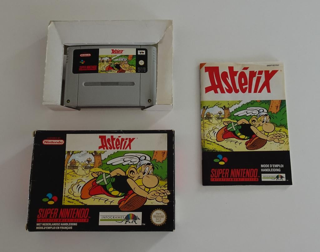 Asterix compleet voor Super Nintendo, Spelcomputers en Games, Games | Nintendo Super NES, 1 speler, Zo goed als nieuw, Vanaf 7 jaar