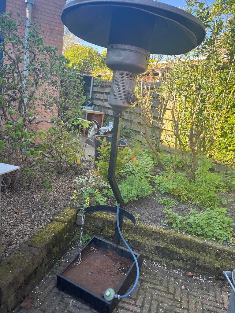 Terrasverwarmer op gas - verrijdbaar, Tuin en Terras, Terrasverwarmers, Ophalen, Gebruikt, Gas, Vloer