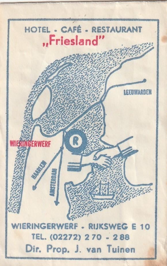 suikerzakje #13 : Friesland Wieringerwerf, Verzenden, Nederland