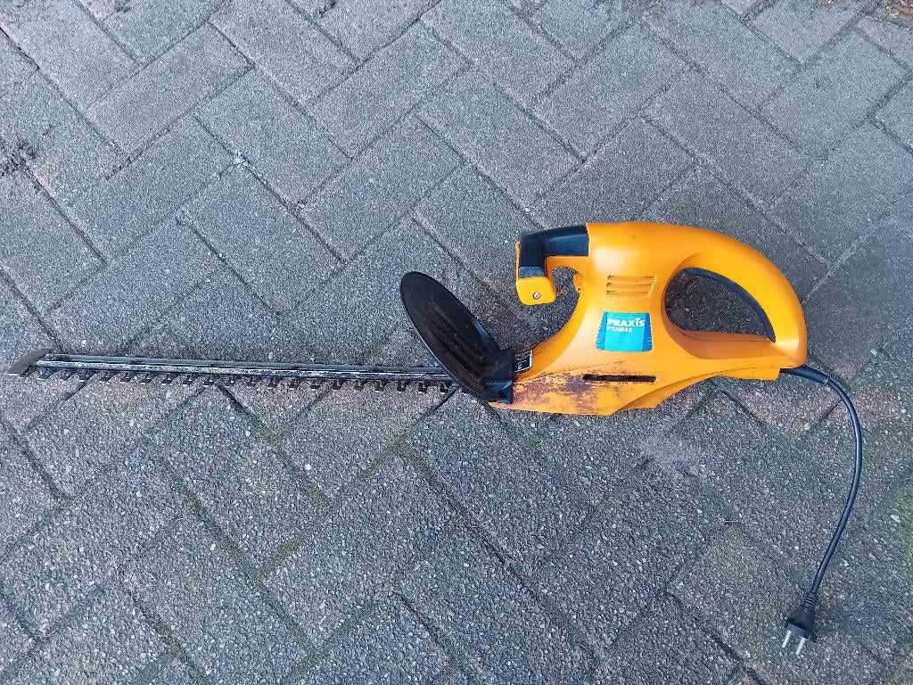Praxis PXHS45 Elektrische Heggenschaar., Ophalen of Verzenden, Gebruikt, Elektrisch