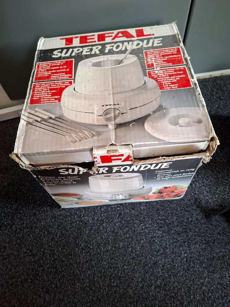 Tefal Super Fondue - Complete elektrische fondueset, Ophalen of Verzenden