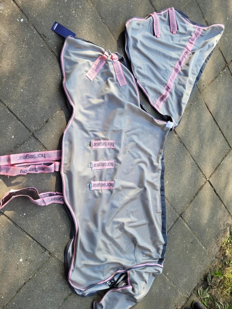Horsegear vliegendeken NIEUW 115/155 losse hals, Dieren en Toebehoren, Paarden en Pony's | Dekens en Dekjes, Horsegear, Nieuw