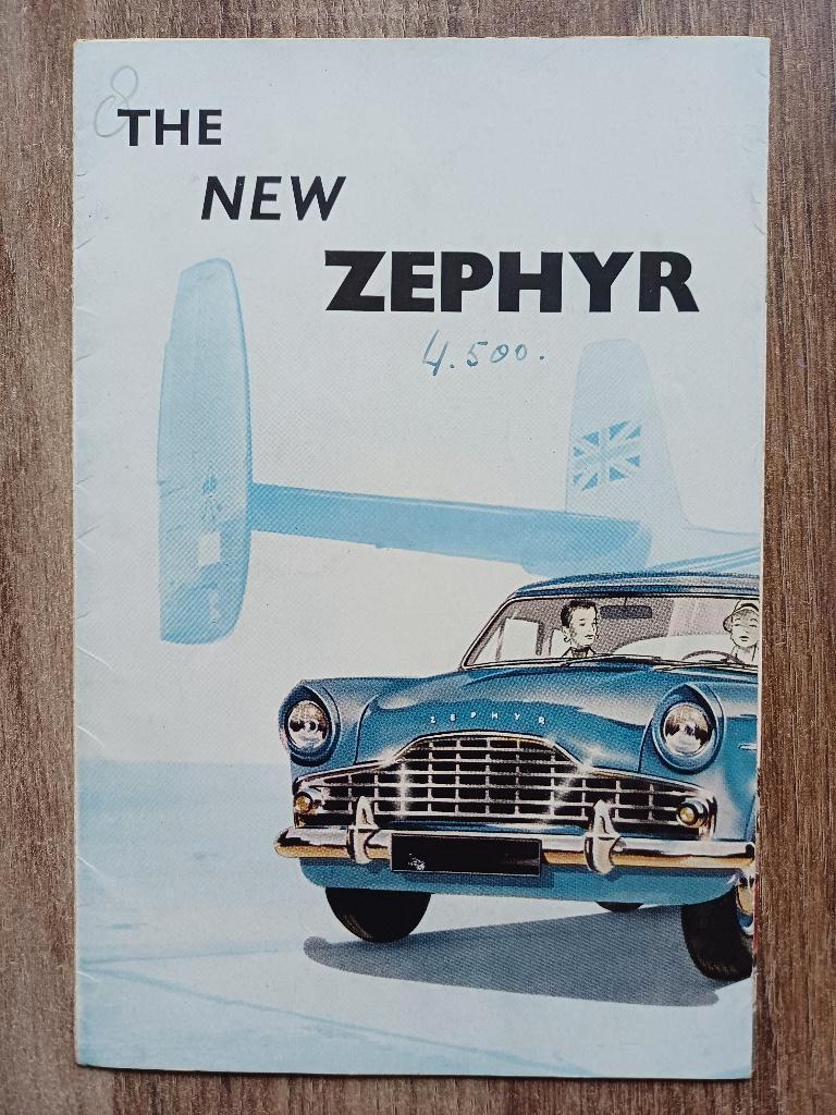 Ford Zephyr brochure, Ophalen of Verzenden, Zo goed als nieuw, Ford