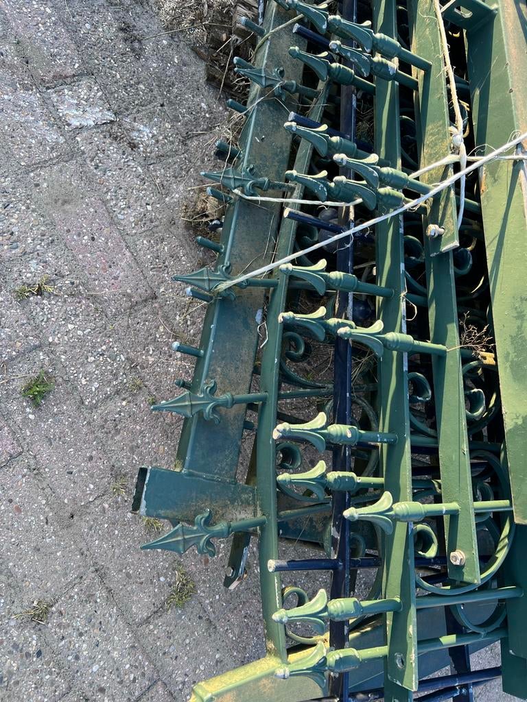 Sierhekwerk met betonvoet (eventueel zonder), Tuin en Terras, Ophalen of Verzenden, Gebruikt, IJzer, Sierhekwerk
