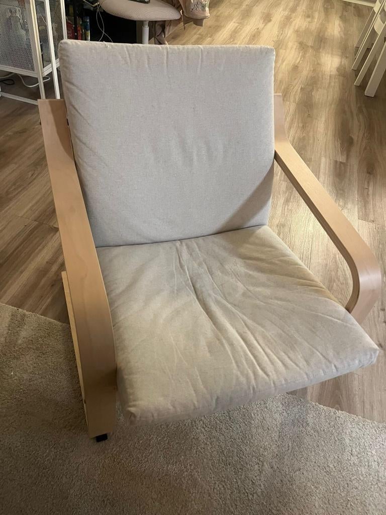 IKEA POÄNG Arm Chair, Eenpersoons, Minder dan 75 cm, Ophalen of Verzenden, Zo goed als nieuw