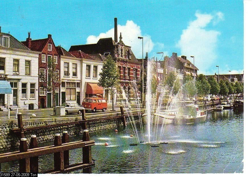 Ansichtkaart	Vlaardingen	Oude Haven, Verzenden, 1960 tot 1980, Gelopen, Zuid-Holland
