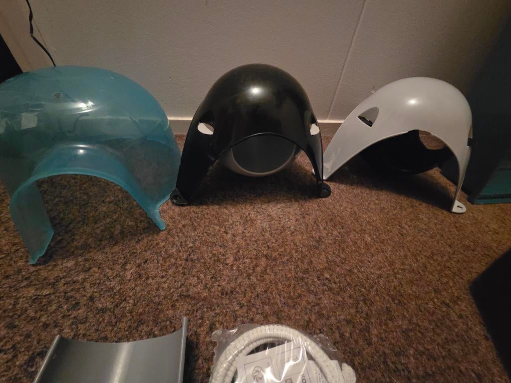 Ratten accessoires. Reismandje, sputnik, foerageer speelgoed, Ophalen