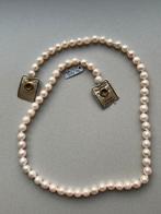 Echt Akoya Parels Collier - Japanse Kwaliteit 42cm, Sieraden, Tassen en Uiterlijk, Kettingen, Verzenden, Zo goed als nieuw, Wit