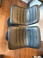 4 zwarte barkrukken Bronx71 in hoogte verstelbaar, Ophalen, In hoogte verstelbaar, Zo goed als nieuw, 90 cm of meer