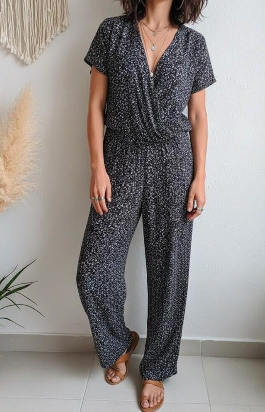 leuke jumpsuit, Kleding | Dames, Jumpsuits, Verzenden, Zo goed als nieuw, Maat 46/48 (XL) of groter, Blauw