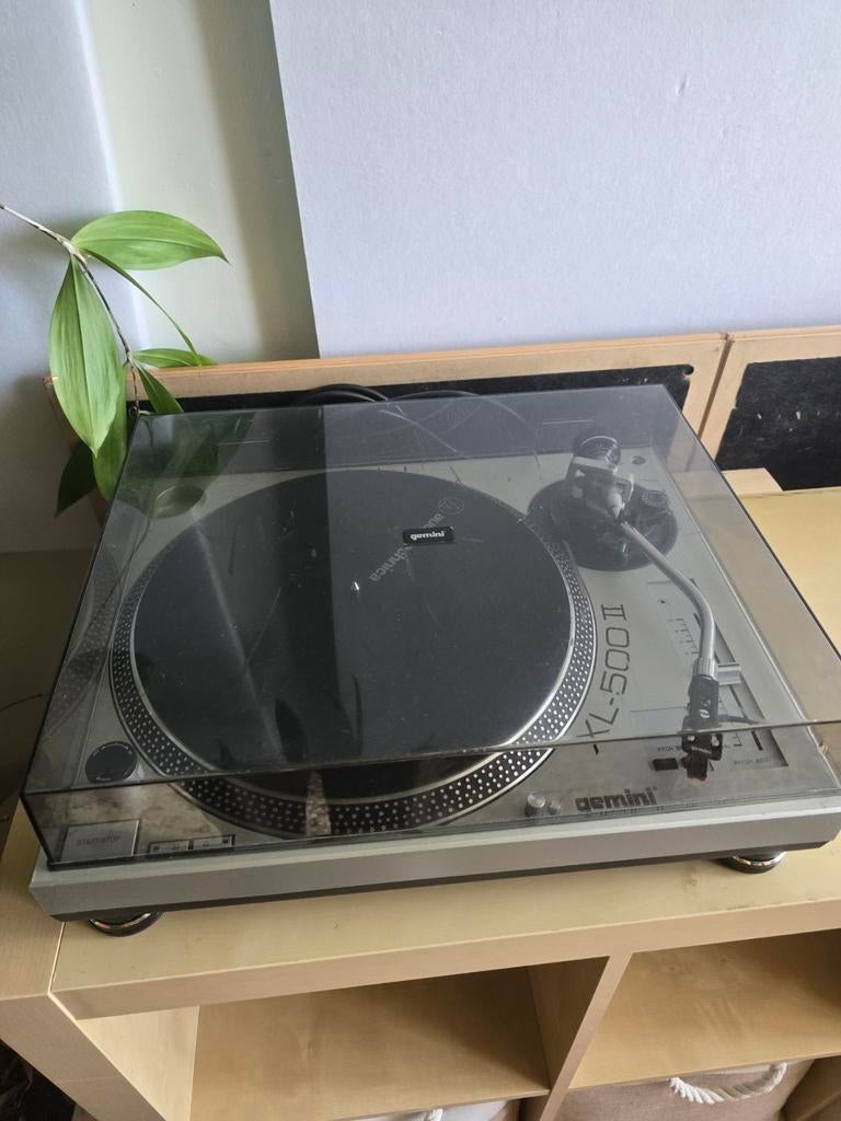 Gemini XL-500 II Draaitafel - Goed Werkend, Gebruikt, Pitch-regelaar, Platenspeler, Ophalen