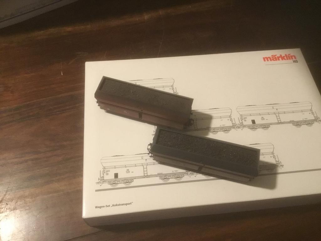 Märklin H0 Wagen-Set "Kokstransport" 46245, Wisselstroom, Gebruikt, Wagon, Ophalen of Verzenden
